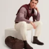 JOZEF Slim Fit Micro Geometric Print Shirt