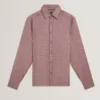 JOZEF Slim Fit Micro Geometric Print Shirt