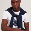 JUSTINOO Short Sleeve Box Print Graphic T-Shirt