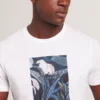 JUSTINOO Short Sleeve Box Print Graphic T-Shirt