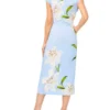KAITY Lily Print Jersey Bodycon Midi Dress