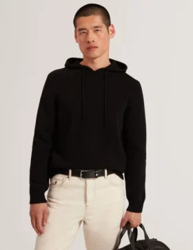 KINS Wool Rich Knit Long Sleeve Hoodie