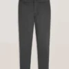 KNIT TWILL ELASTIC TROUSERS Iron Gate Heather