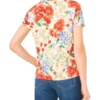 KNITTOP Poppy Print Slim Fit T-Shirt
