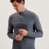 KURNLE T Knit Half Zip Funnel Neck Jumper