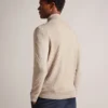 KURNLE T Knit Half Zip Funnel Neck Jumper