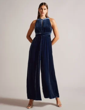LIBBIEY Velvet Jumpsuit