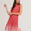 LILYO Ribbed Knit Flippy Hem Mini Dress