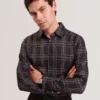 LIRRA Retro Check Print Long Sleeve Shirt