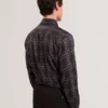 LIRRA Retro Check Print Long Sleeve Shirt