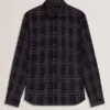 LIRRA Retro Check Print Long Sleeve Shirt