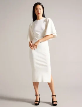 LOUNIA Bodycon Midi Dress