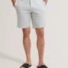 LOWETON Slim Leg Stretch Cotton Chino Shorts