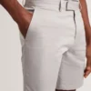 LOWETON Slim Leg Stretch Cotton Chino Shorts