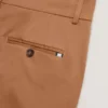 LOWETON Slim Leg Stretch Cotton Chino Shorts