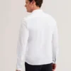 LUCKEY Long Sleeve Pique Cotton Jersey Shirt