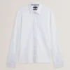 LUCKEY Long Sleeve Pique Cotton Jersey Shirt