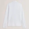 LUCKEY Long Sleeve Pique Cotton Jersey Shirt