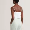 LULEA Chiffon Detail V-Neck Strappy Cami Top
