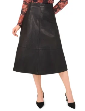 LYNDELLE Leather Maxi Skirt