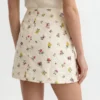 MARGARET Wildflower Embroidered Mini Skirt