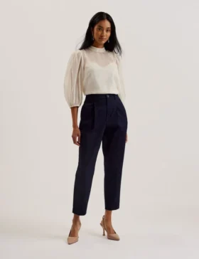 MARYIAH High Waisted Cropped Trouser