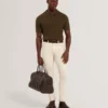 MAVIK Short Sleeve Twist Stitch Detail Polo