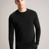 MAYWO Saddle Shoulder Crew Neck Jumper