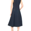 MIA Buttoned Sleeveless Denim Midi Dress