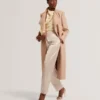 MINDEE Wool Rich Hourglass Longline Wrap Coat