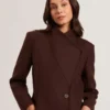 MINDEE Wool Rich Hourglass Longline Wrap Coat