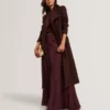 MINDEE Wool Rich Hourglass Longline Wrap Coat