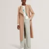 MINDEE Wool Rich Hourglass Longline Wrap Coat