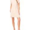 MINDY Jacquard Floral Knit Mini Dress