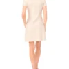 MINDY Jacquard Floral Knit Mini Dress