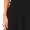 MINI SKIRT WITH POINTELLE & RIB Black