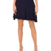 MINI SKIRT WITH POINTELLE & RIB Navy