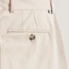 MOBEDO Houndstooth Cotton Linen Tapered Trousers