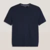 MODERN VISCOSE BLEND CREW Sea Navy
