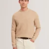 MONYA Textured Stitch Marled Knit Jumper