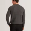 MONYA Textured Stitch Marled Knit Jumper
