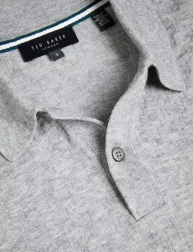 MORAR Long Sleeve T Stitch Knitted Polo