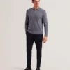 MORAR T Knit Long Sleeve Polo Top