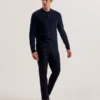 MORAR T Knit Long Sleeve Polo Top
