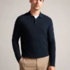 MORAR T Knit Long Sleeve Polo Top