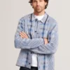 MOSENS Blurred Check Knitted Cardigan Jacket