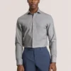 NANTUCKET Dobby Stretch Cotton Slim Fit Shirt