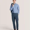 NANTUCKET Dobby Stretch Cotton Slim Fit Shirt