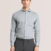 NANTUCKET Geo Print Stretch Cotton Slim Fit Shirt