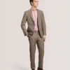 NANTUCKET Geo Print Stretch Cotton Slim Fit Shirt